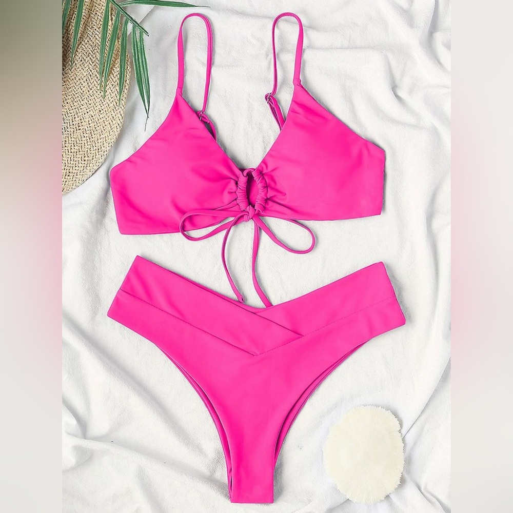 Vibrant Pink Bikini Set